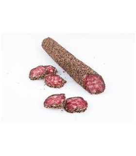 Salchichón de ciervo a la pimienta